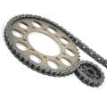 Cg125 Motocicleta Chain e Sprocket Kits Motocicleta Acessórios Forjando Sprocket e Corrente Small